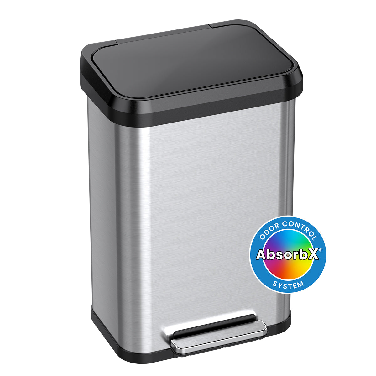 20 Gallon Stainless Steel Kitchen Trash Can with Step Pedal and
