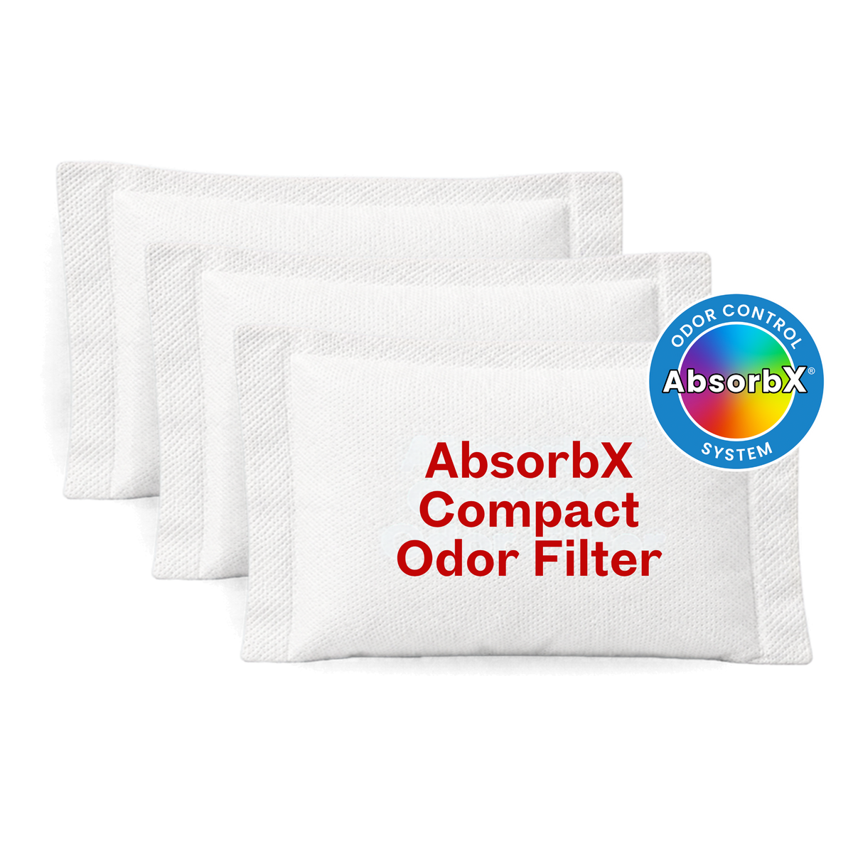 AbsorbX Compact Odor Filters (3-Pack)
