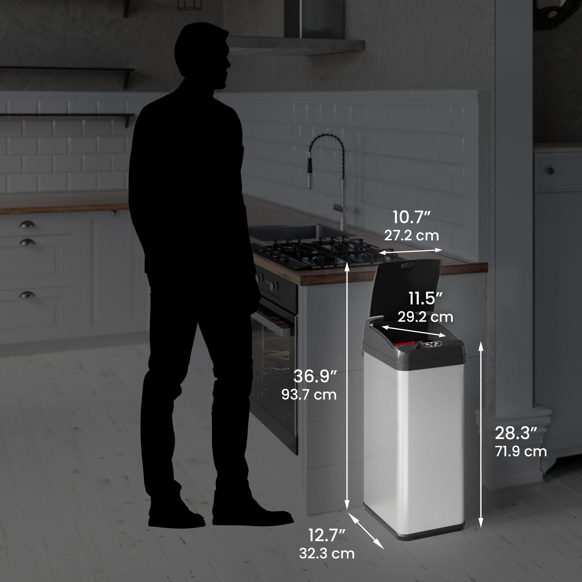 iTouchless Sensor Trash Can - Thumbnail 3