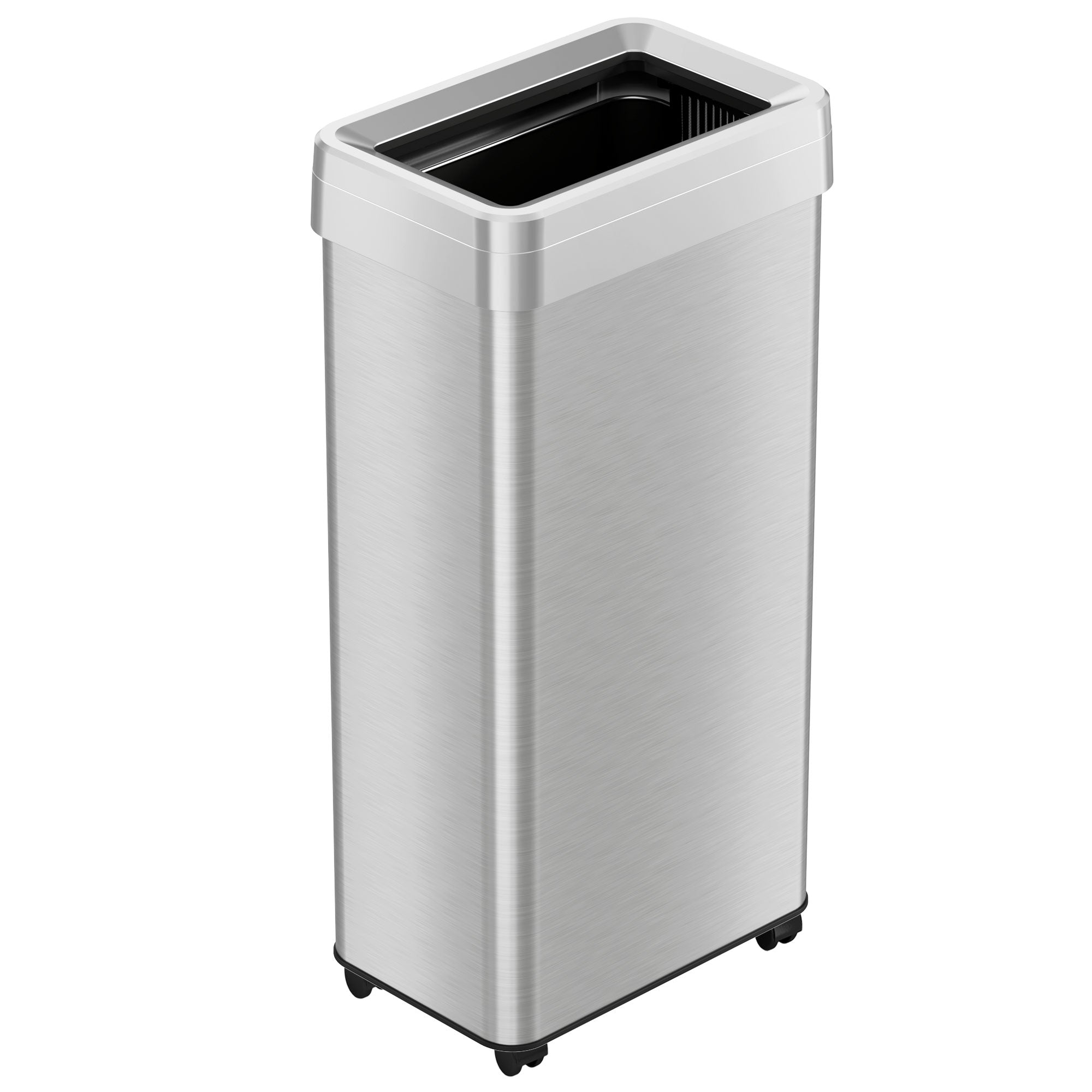 80 Liter / 21 Gallon Rectangular Open Top Stainless Steel Kitchen