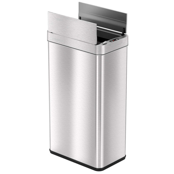 68 Liter / 18 Gallon Stainless Steel Wings Open Lid Sensor Kitchen