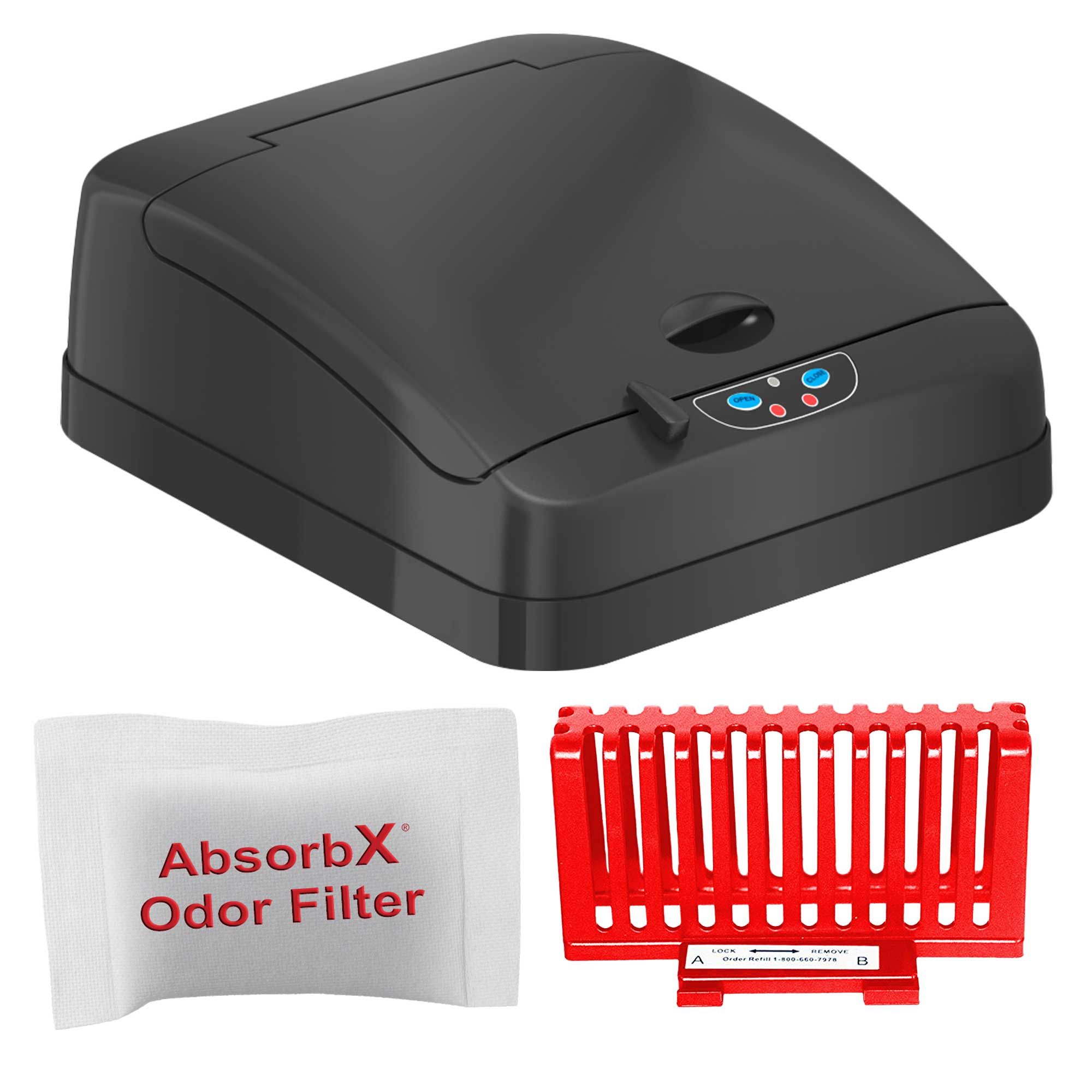Sensor Lid Cover and AbsorbX Odor Filter Bundle for DZT Model