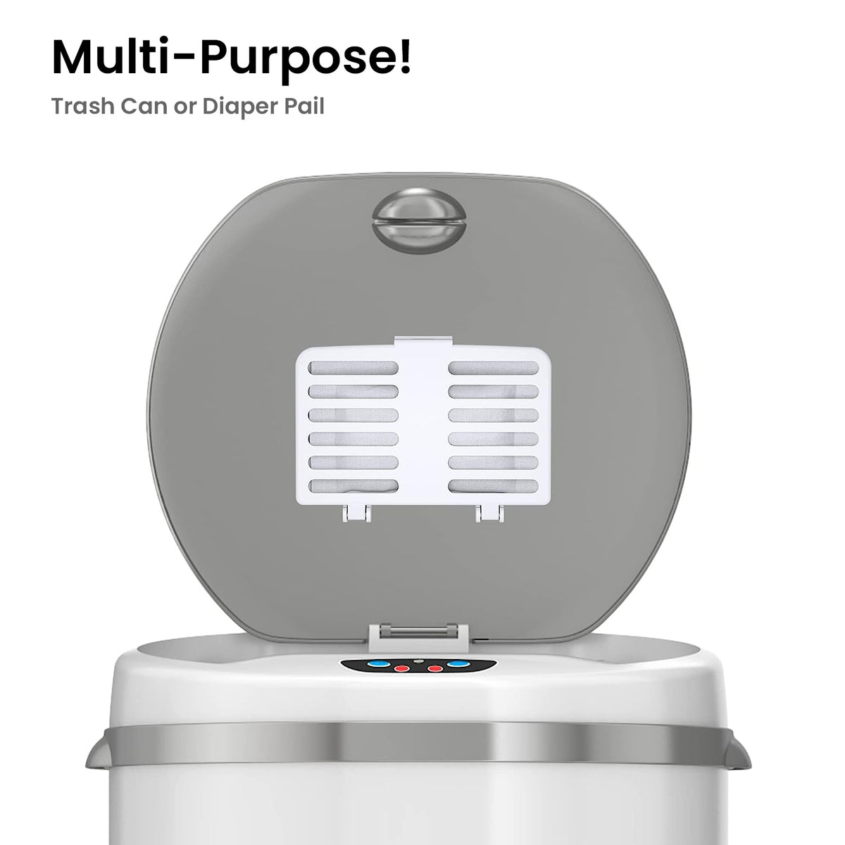 iTouchless 2 Pack Stick on Odor Filters for Refrigerator or Trash Can is multipurpose