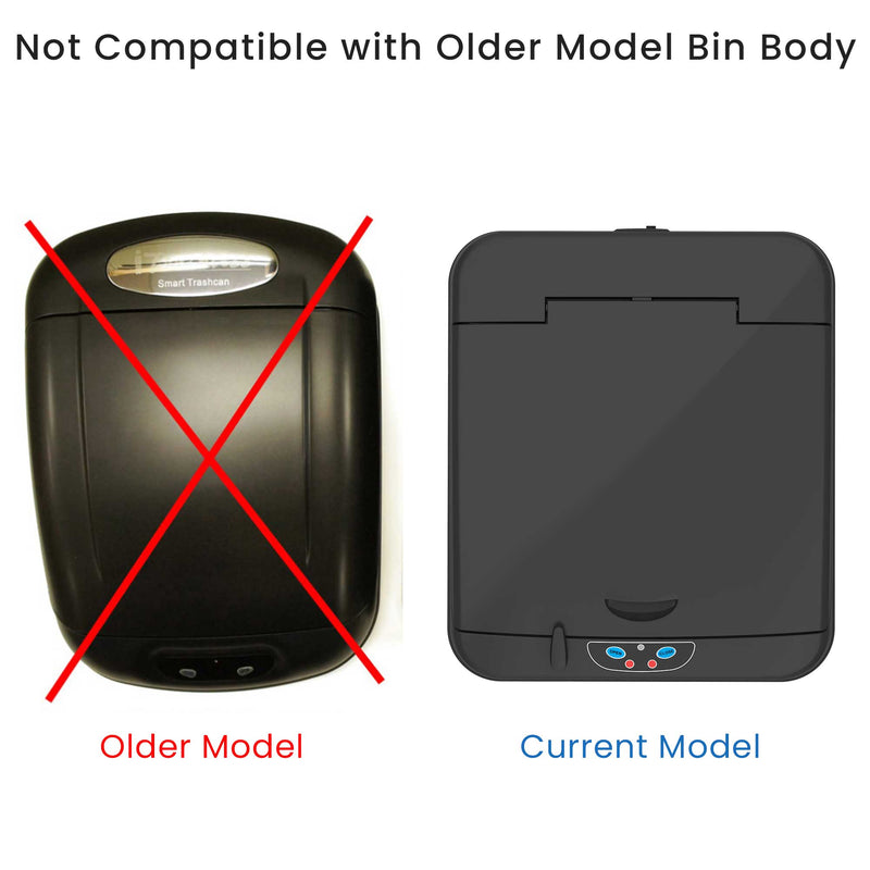 Not Compatible with Older Model Bin Body; Older Model; Current Model