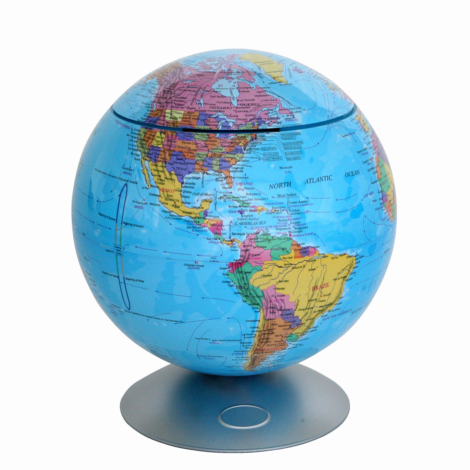 Sensor Activated 360° Globe Hidden Storage Container – iTouchless