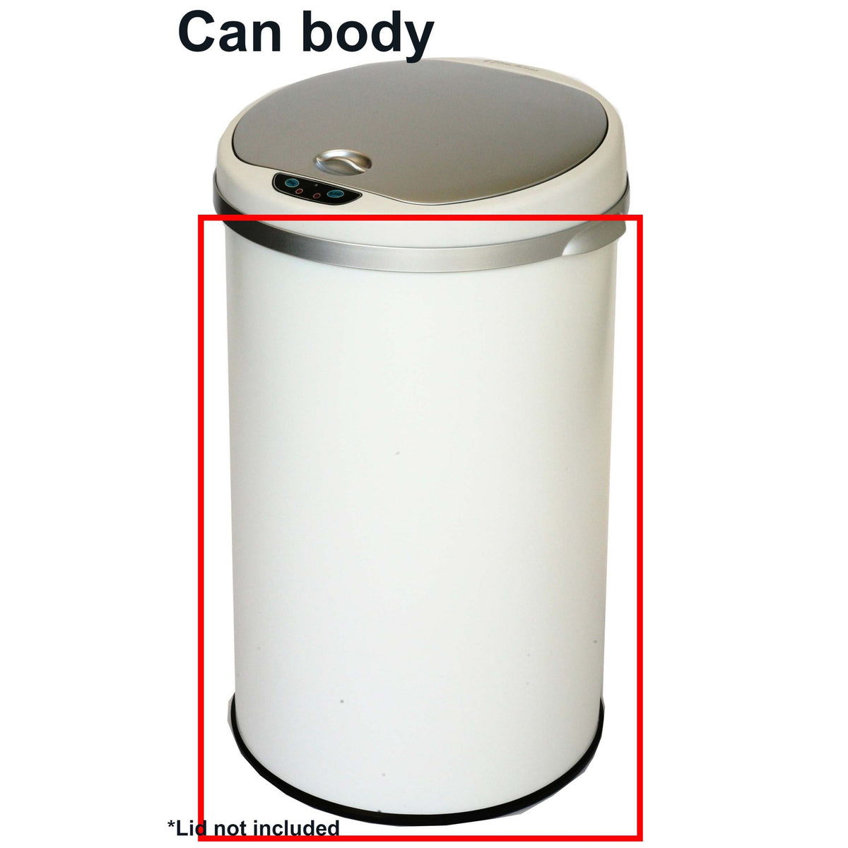 White trash can body of MT08RW